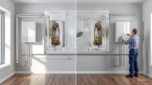 Condensing vs non condensing tankless water heater comparison