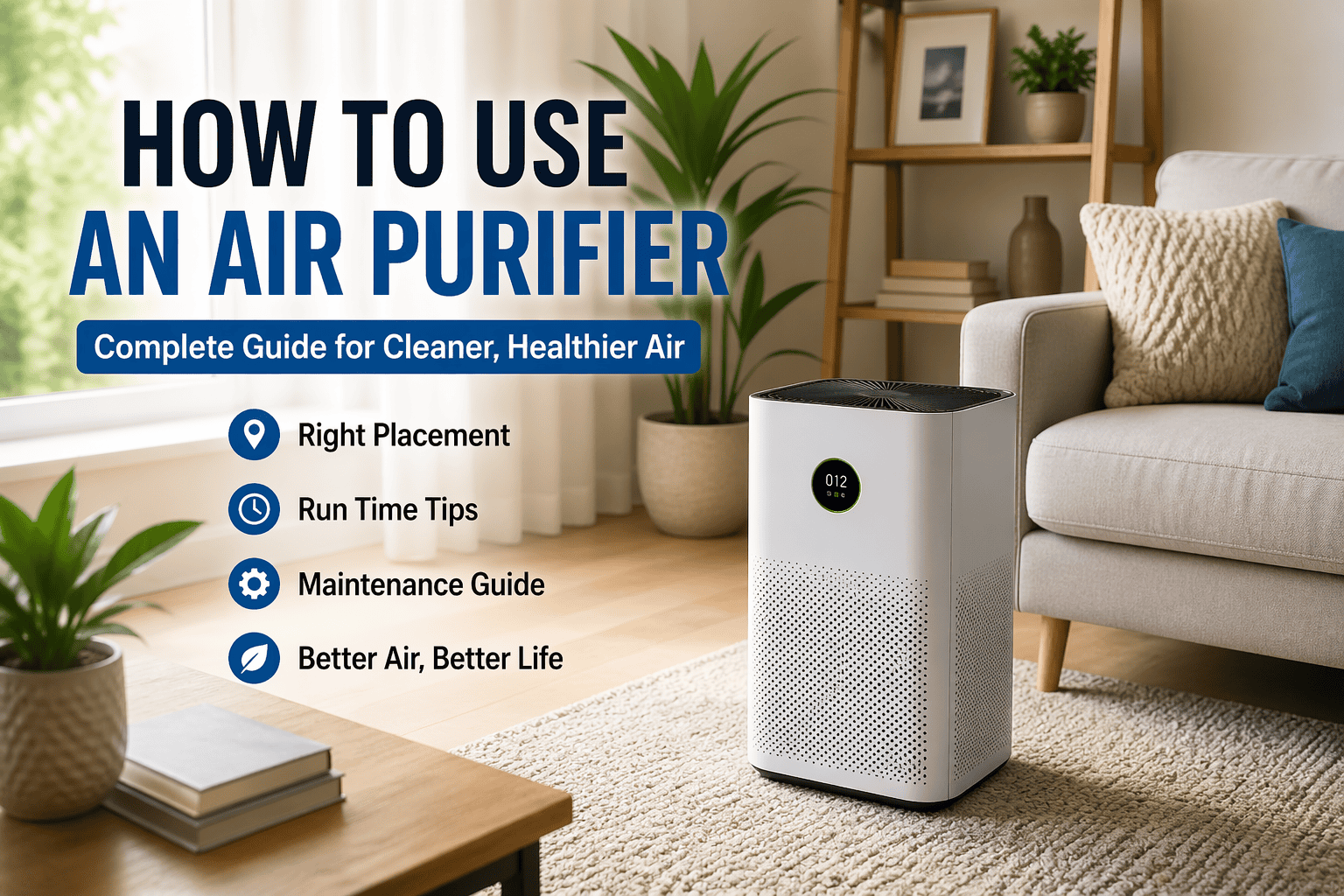 How to Use an Air Purifier