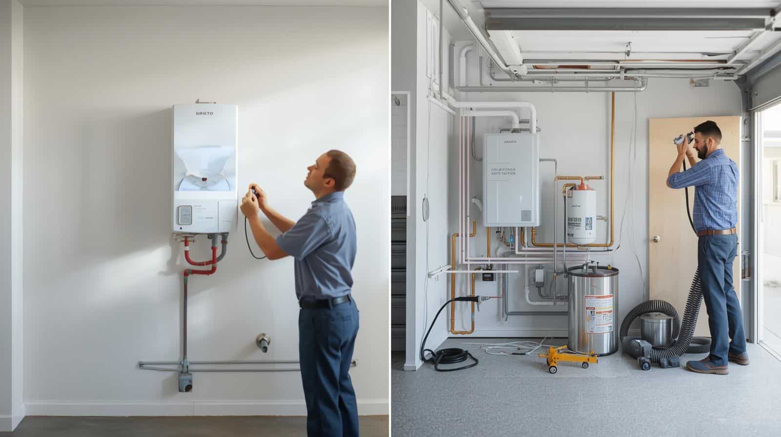 tankless hot water heater​